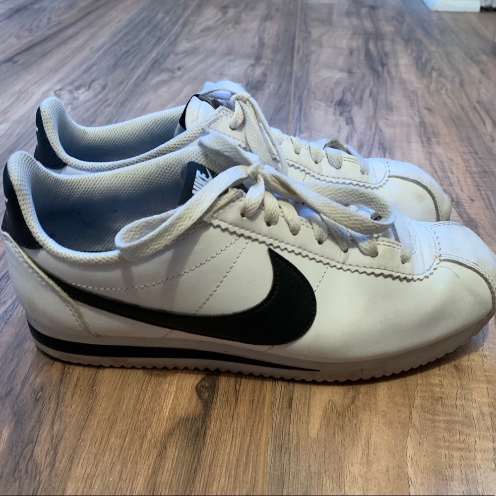 White Nike Cortez